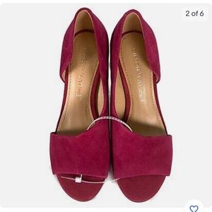 Gibson Latimer , suede, heels .